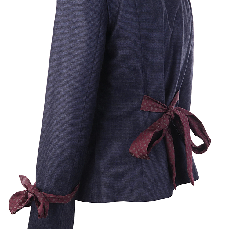 Wool navy-blue jacket “Dahlia”