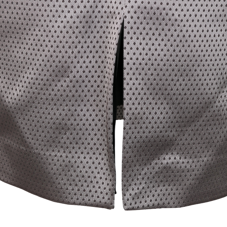 Wool silver pencil skirt “Sage”